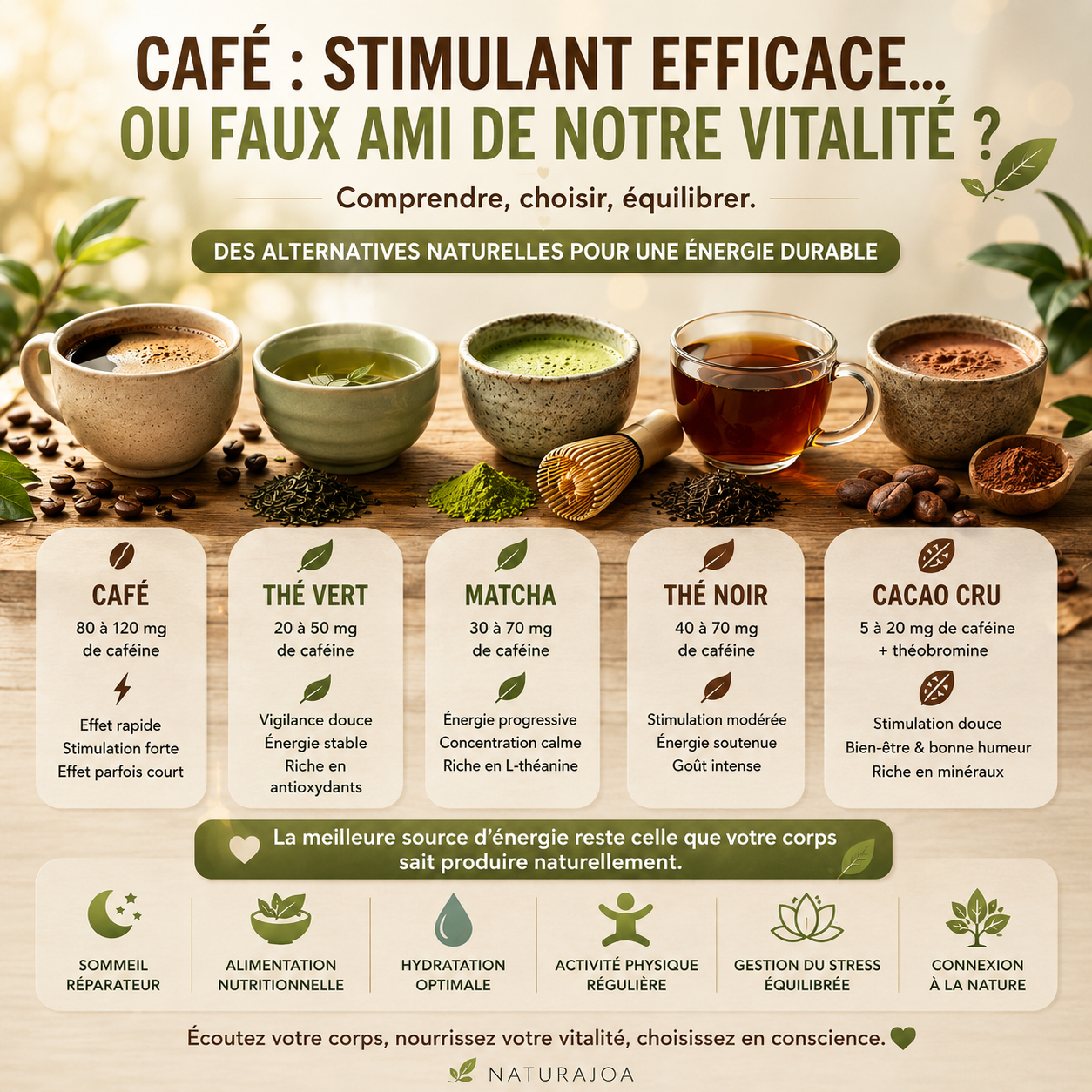 Café : stimulant efficace ou faux ami de notre vitalité ? joanna romanowska naturajoa.com
