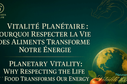 Vitalité Planétaire : Pourquoi Respecter la Vie des Aliments Transforme Notre Énergie. An Act of Global Vitality Joanna Anna Romanowska naturajoa.com