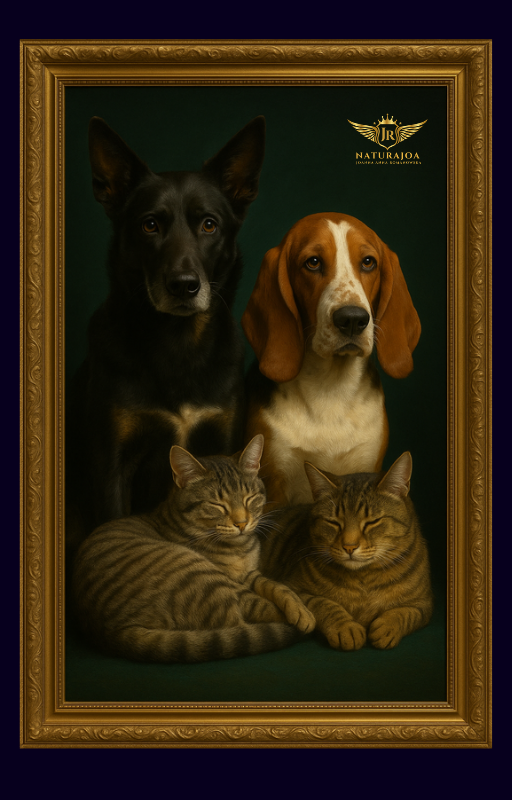 Puppy&Kiki, Newton&Isidore Joanna Anna Romanowska naturajoa.com