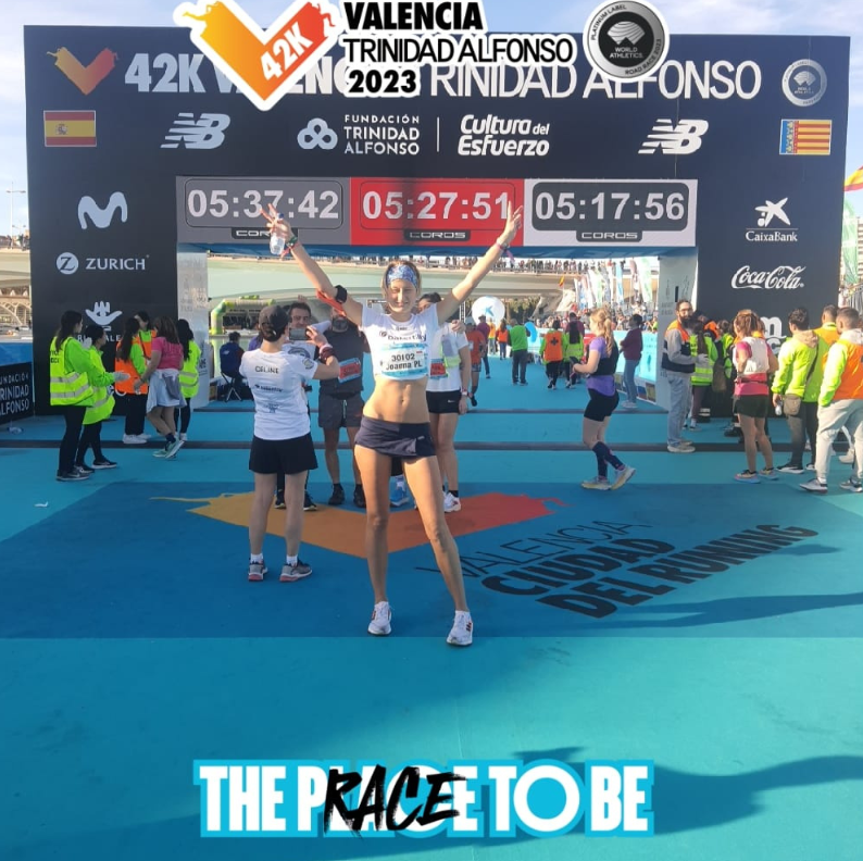 Joanna Anna Romanowska Marathon Valence naturajoa.com